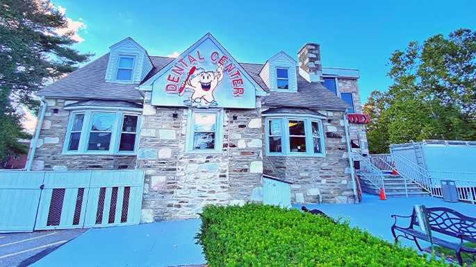 Outside view of Dentex Dental of Philadelphia dental office building