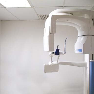 room with a 3D CT cone beam scanner in Philadelphia