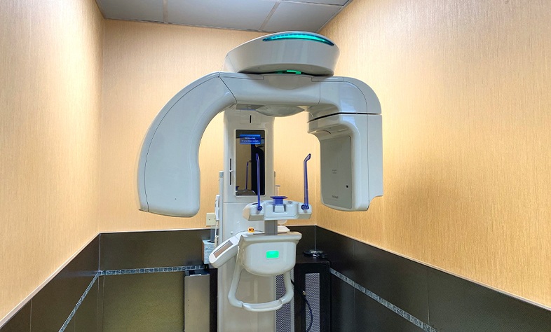 3 D C T cone beam x-ray scanner