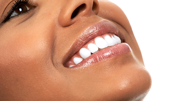 Woman smiling with brighter teeth in Philadelphia